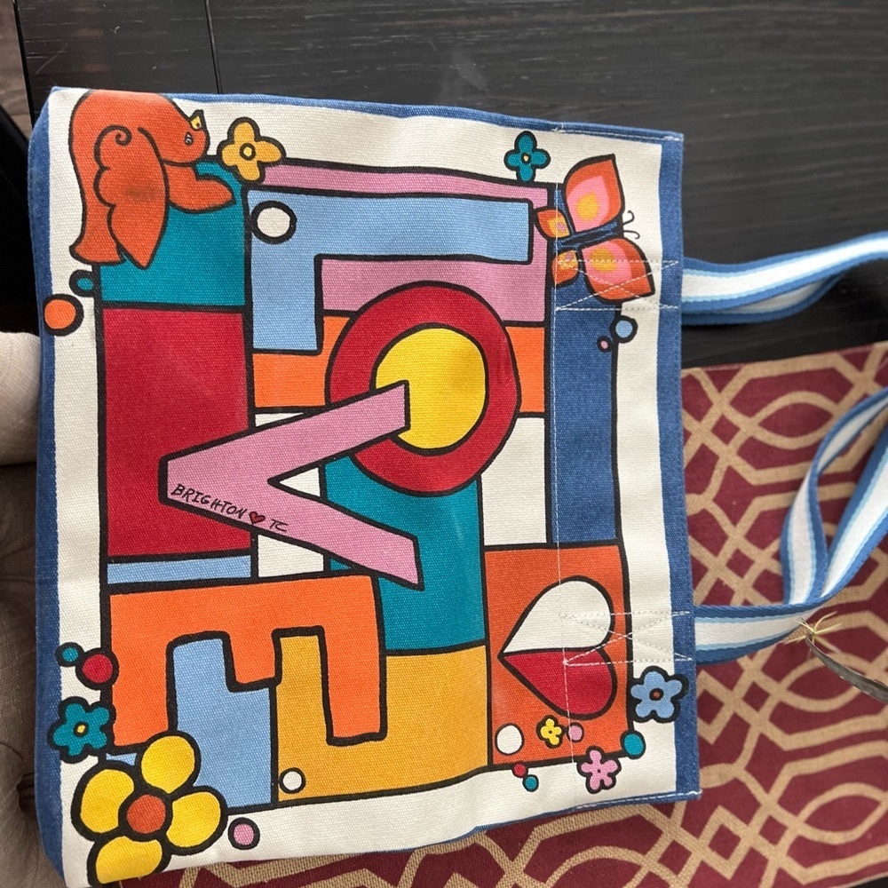 Brighton Colorful LOVE Tote Bag